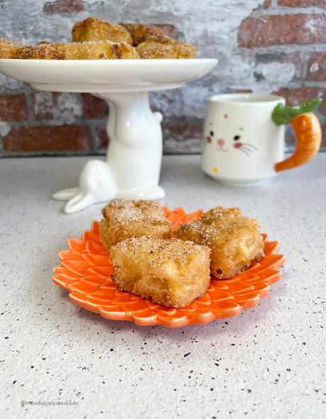 Leche frita vegana Leche frita vegana