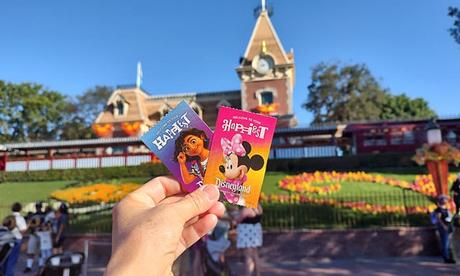 Boletos en la entrada al Disneyland Park