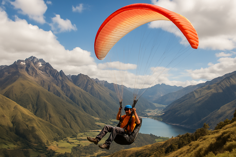Parapente en los Andes
