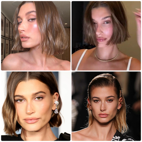 Descubri la evolución y cambios de look de hailey Bieber peinados, cortes de pelo que marcaron tendencia en tiktok e ig