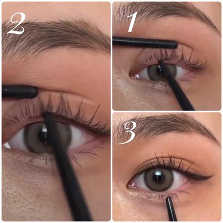 Delineado invisible tightlining tendencia maquillaje natural Tightlining delineado invisible agrandar la mirada sin delineador natural tendencia ojos más grandes maquillaje