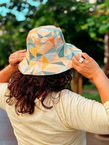 Patrones y explicaciones para confeccionar un sombrero tutorial coser sombrero