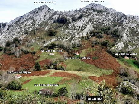 Bierru-Tordín-Caoru-Arenas de Cabrales
