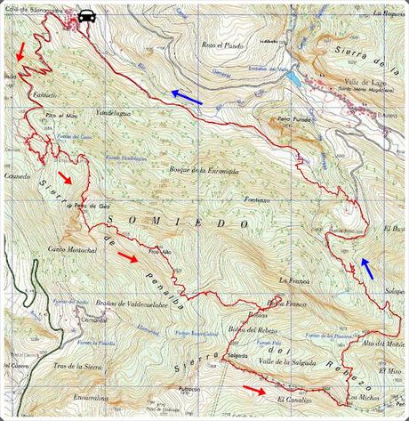 El Coto-Braña Mumián-Picu Altu-Pena la Salgada-Braña de Sousas