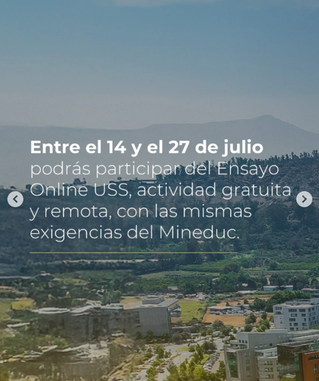 Invitación para realizar Ensayo Online PAES 2025 de la Universidad San Sebastián. Invitación para realizar Ensayo Online PAES 2025 de la Universidad San Sebastián.