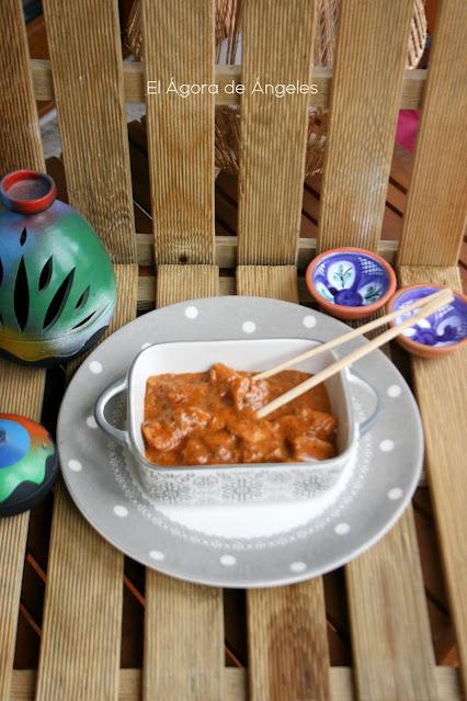 Pollo tikka masala  El Ágora de Ángeles