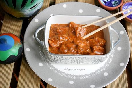 Pollo tikka masala  El Ágora de Ángeles