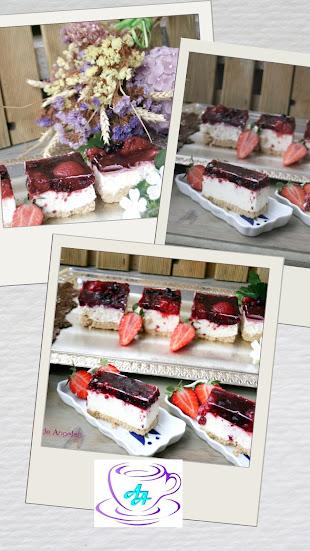 PASTELITOS DE MASCARPONE Y GELATINA DE FRUTOS ROJOS PASTELITOS DE MASCARPONE Y GELATINA DE FRUTOS ROJOS