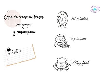 COPA DE CREMA DE FRESAS CON YOGUR Y MASCARPONE COPA DE CREMA DE FRESAS CON YOGUR Y MASCARPONE