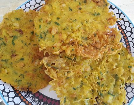 TORTILLITAS DE GAMBAS TORTILLITAS DE GAMBAS