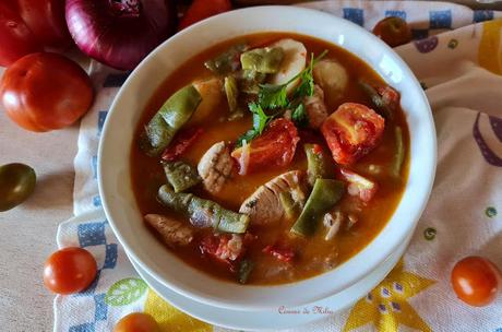 Patatas con judías verdes y bonito Patatas con judías verdes y bonito