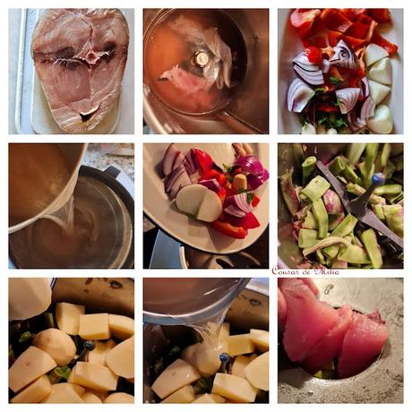 Patatas con judías verdes y bonito Patatas con judías verdes y bonito