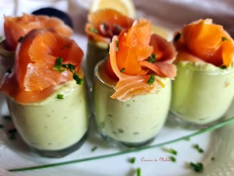 Mousse de aguacate y yogur Mousse de aguacate y yogur