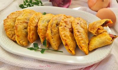 Empanadillas de bacalao con pasas en  Airfryer
