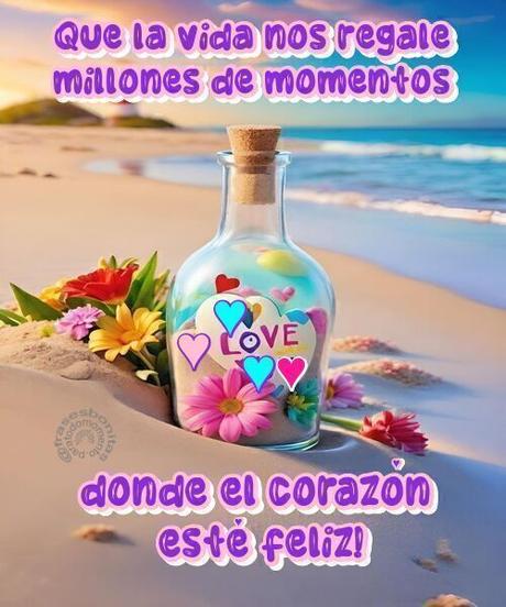 ¡Que la vida nos regale millones de momentos donde el corazón 💜esté feliz!