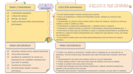 RECETA NARANJAS AL VAPOR