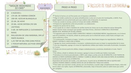 RECETA BIZCOCHO QUE NO SE DESMIGA