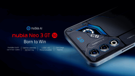 ZTE lanza en España el Nubia Neo 3 GT