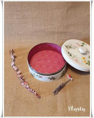 CAJA TUNEADA CON DECOUPAGE