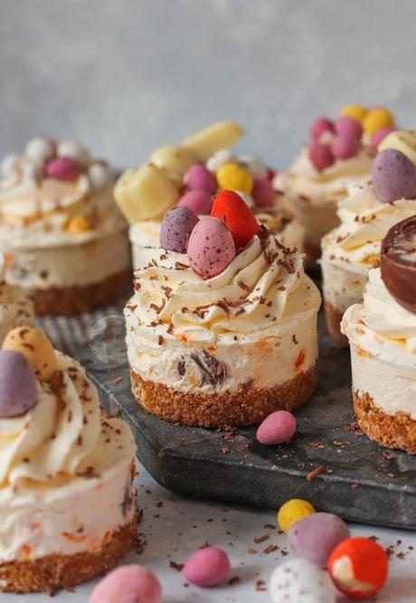 Mini Cheesecakes de Pascua: El Postre Perfecto para Celebrar en Miniatura