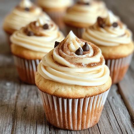 Cupcakes de Rollo de Canela: un postre elegante con alma casera