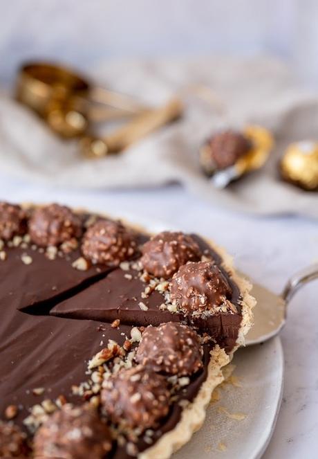 Tarta de Ferrero Rocher y Nutella Tarta de Ferrero Rocher y Nutella