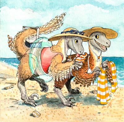 Unas cuantas ilustraciones dinosaurianas... (CIV)