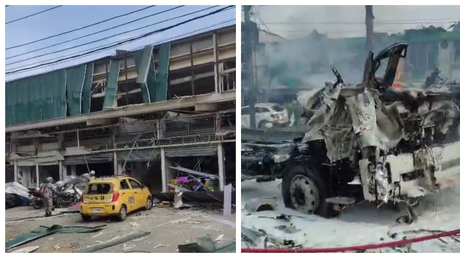 Terror en Cali: un carro bomba sacude la base aérea Marco Fidel Suárez