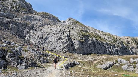 Collado de la Aldea camino a la Morra