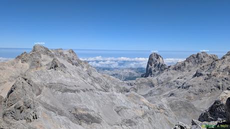 Vista del Urriellu y la Párdida desde el Tesorero