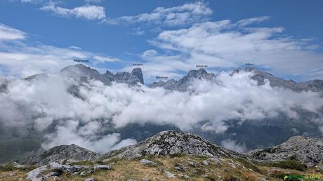 Vistas desde Peña Maín, Cabrales