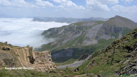 El PICO FARIÑENTU desde TUIZA DE ARRIBA, Lena Forqueta del Portillín