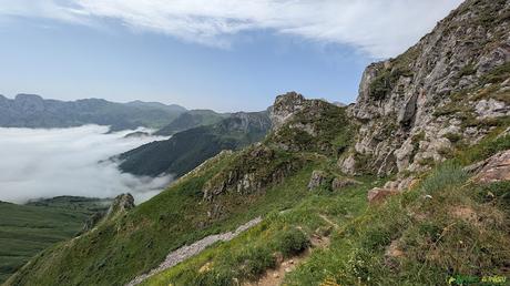 El PICO FARIÑENTU desde TUIZA DE ARRIBA, Lena Vista de la Cuandiona
