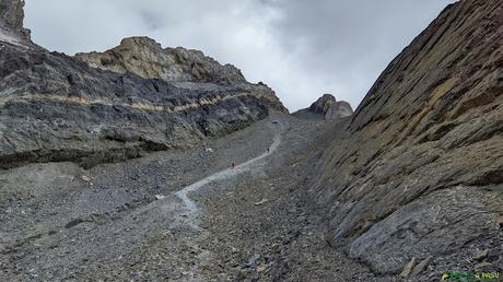 Zona alta de la Escupidera de Monte Perdido