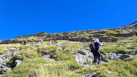 Inicio de la subida al Monte Perdido desde Góriz