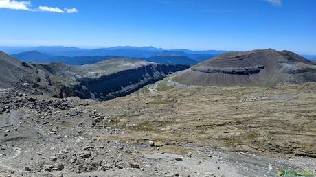 Panorámica hacia el Circo de Soaso subiendo al Monte Perdido