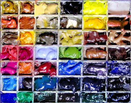 Haciendo en casa cajas y paletas para acuarela