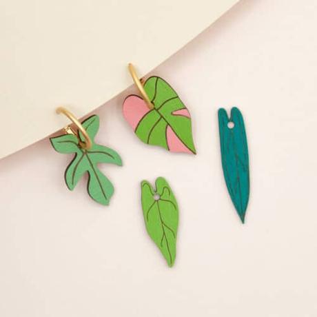 Pendientes Philodendron