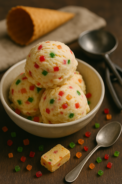 HELADO DE MIL FRUTAS AL BRANDY O TUTTI FRUTTI