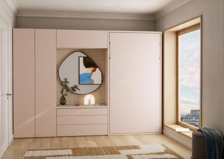 Camas abatibles: todo lo que necesitas saber para transformar tu espacio 23 10206 cama abatible vertical con armario y comoda - Camas abatibles: todo lo que necesitas saber para transformar tu espacio