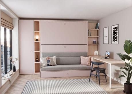Camas abatibles: todo lo que necesitas saber para transformar tu espacio 21 10213 litera abatible con sofa escritorio y cama nido - Camas abatibles: todo lo que necesitas saber para transformar tu espacio