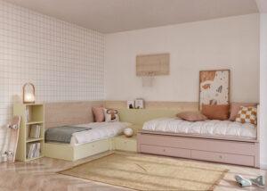 Dormitorio infantil montessori