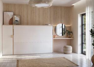 5 ideas para ahorrar espacio en dormitorios pequeños 46 Cama abatible para ahorrar espacio en dormitorios pequeños