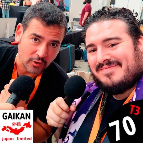 Santi Saez y Alfonso M. González Grabando un pódcast