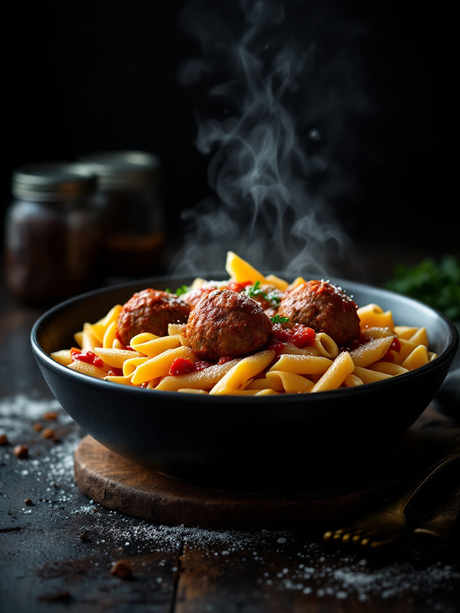 ALBÓNDIGAS CON MACARRONES ALBÓNDIGAS CON MACARRONES