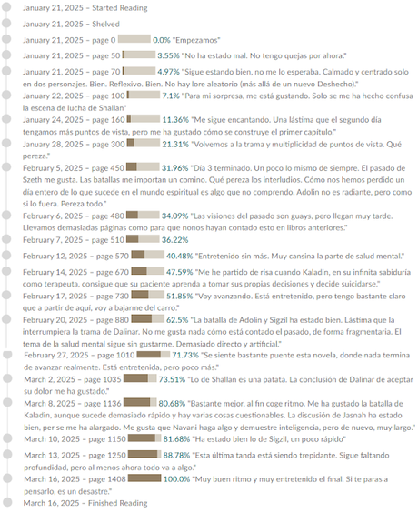 Saga El archivo de las tormentas, Libro V: Viento y verdad, de Brandon Sanderson