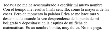 En la piel de Erica, de Michelle Painchaud En la piel de Erica, de Michelle Painchaud