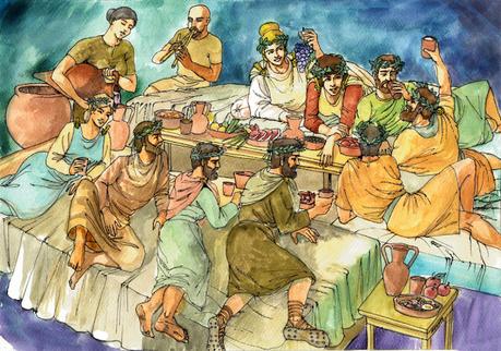 Convivium, cena con espectáculo en la antigua Roma Convivium, cena con espectáculo en la antigua Roma