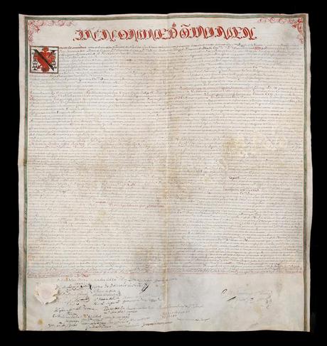 La antigua urna sepulcral de Teresa de Jesús, recuperada en la pintura