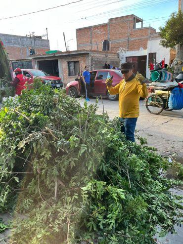 Retiran más de 7 toneladas de residuos tras fiesta patronal y reportes ciudadanos